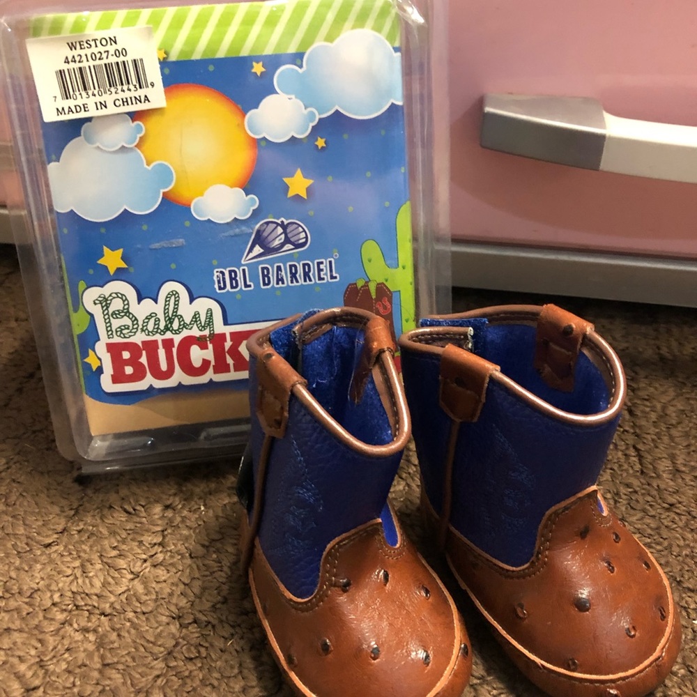 Dbl barrel. Infant/baby boots